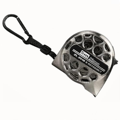 Bamyli Tape Measure 5m/16ft, Measuring Tape, Retractable Hollow Metric Measurement, High Precision Tape Measure Rust and Corrosion Resistant Steel Tape for Industrial and Home Use (25mm)