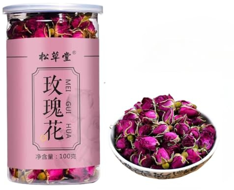 Té De Hierbas Naturales Té Saludable-Té De Flores Té De Rosas Multi-pétalo Rosa Roja Pingyin Rose 100g / 3,52 Oz