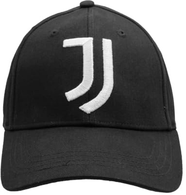 Juventus Baseballkeps bomull logotyp broderi silver 100% CO, Svart, one size