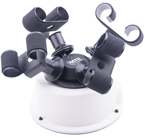 MTE Bewegungstechnik Uhrenbeweger (WTS 4 Anthrazit) bis zu 4 Uhren – Elektronisch gesteuerte Rotation und Pausen – Uhrenbeweger für Automatikuhren – leiser Watch Winder – Made in Germany
