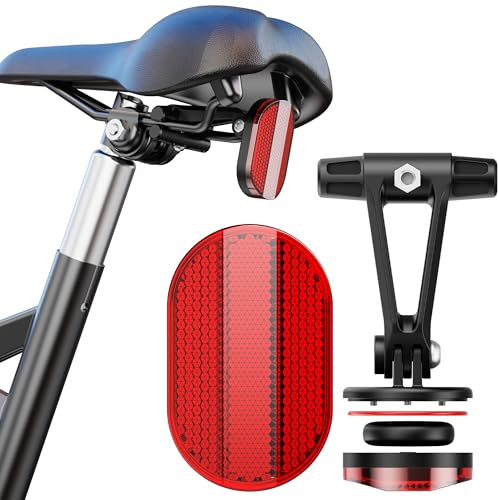 CITYWAY Dold för SmartTag2 cykelfäste, smygande fodral för SmartTag2 med cykelreflektorer, stöldskydd sätesstolpe montering för mountainbikes och skotrar