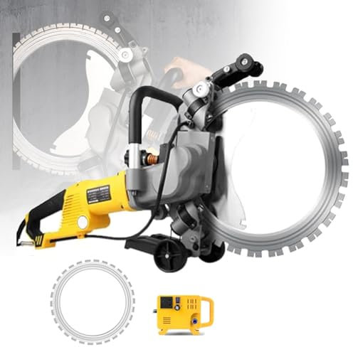 XDTKJDZ Electric Ring Saw Wall Cutting Machine, Wall Groove Chaser Cutting Machine, Cutting Depth 29cm/39cm/49cm Optional, for Granite, Porcelain, Wood, Concrete, Stone