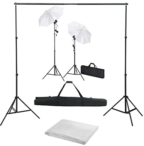Snsowed Kit Studio Fotografico con Fondali Luci e Ombrelli,Studio Foto,Fotografia,Illuminazione e Studio,Luci e Flash da studio-3055086