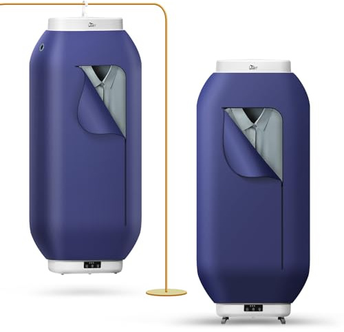 Uten 600 W bärbar torktumlare avtagbar elektrisk torktumlare med timer, golv- och hängande torkmaskin, dubbel användning, för affärsresor, sovsalar, lägenheter, hotell