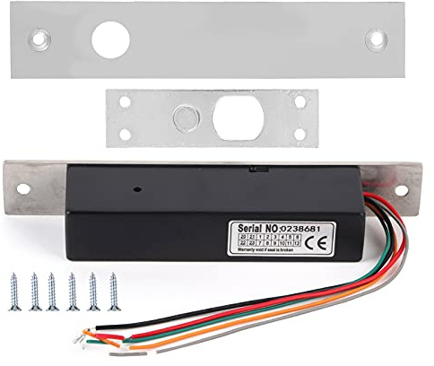 Serrure magnétique électrique 12V pour porte extérieure - Gâche antivol IP66 étanche, verrou à induction magnétique sans fil pour contrôle d'accès sécurisé