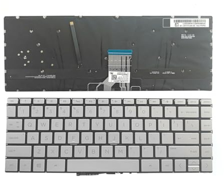 LIXSAZSE Tastiere Dispositivo di input Digitazione fluida Layout USA Tastierino alternativo Parti per notebook Sostituzione del computer portatile Apparecchiature per PC per la casa