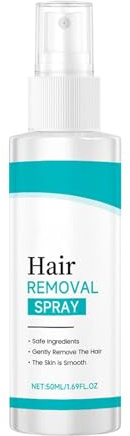 Epilierspray – 50 ml schnelle Lösung zur Beruhigung und für die Haut – Haarentfernung im Bikini-Bereich, geeignet für Arme, Intimbereich, Achseln, Gesicht und Beine
