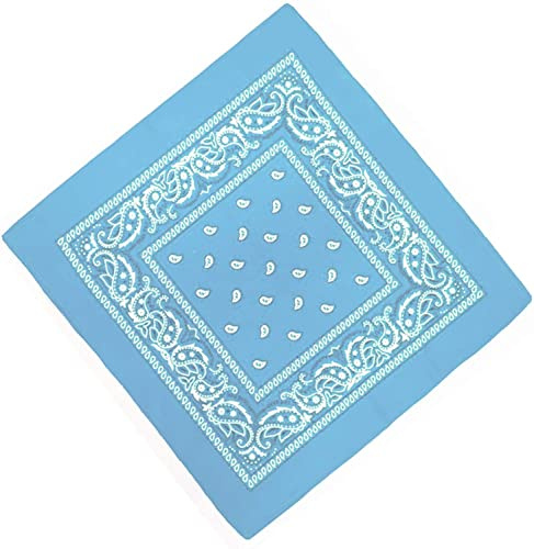 DHOBIA Biker Motorbike Bandana Head Scarf in Cloth Various Paisley Pattern Colours