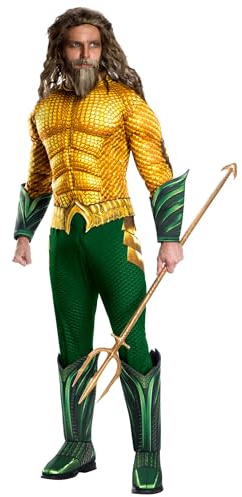 Rubies Officiell DC Aquaman Filmen, Deluxe Kostym för vuxna - Storlek X-Large Halloween