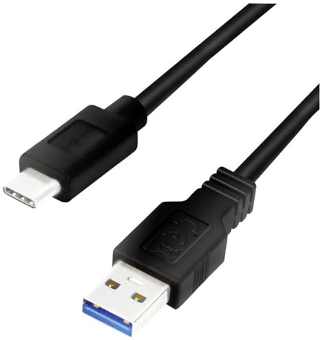 LOGILINK CU0171 - CABLE USB 3.2 GEN1X1, USB-A MACHO A USB-C MACHO, NEGRO, 3M