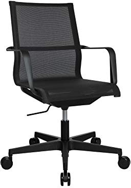 TOPSTAR Sitness Life 40 Stuhl, Schwarz, one Size | Made in Germany | Ergonomisch | Drehstuhl, Schreibtischstuhl | höhenverstellbar | Geprüfte Sicherheit nach GS-Intertek