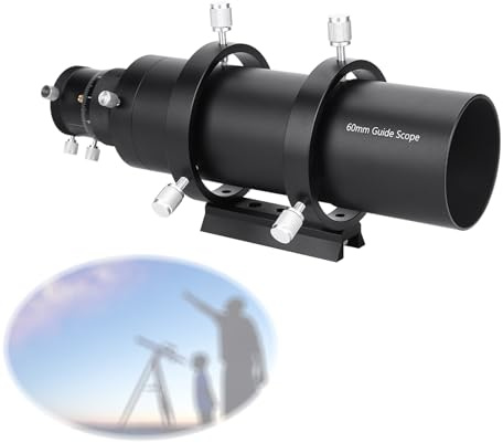 Teleskop-Guidescope, 60-mm-Doppelhelix-Fokussierführung Scope-Finderscope für astronomische Teleskope