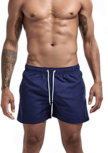 LikeJump Traje de baño para Hombre con Pantalones Cortos para Correr, Surf, Traje de baño