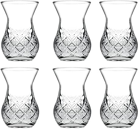 Pasabahce Timeless 42881 - Juego de vasos de té (6 unidades, 155 ml)