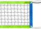 Rete da pallavolo di ricambio per esterni e interni, 90 x 0,9 m, resistente rete da pallavolo per cortile, cortile scolastico, spiaggia (solo rete)