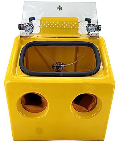 Toplionace Sabbiatrice per Gioielli 220V, Molatura ad Alta Pressione Oro Antico Bracciale in Argento Strumento per Molatura Manuale (B)