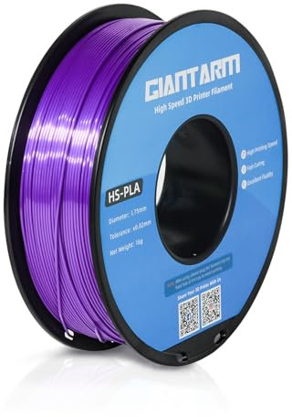 GIANTARM HS-PLA Filament 1,75 mm, PLA-Filament für Hochgeschwindigkeits-3D-Druck, schnelle Aushärtung, bessere Liquidität, 1 kg Lila