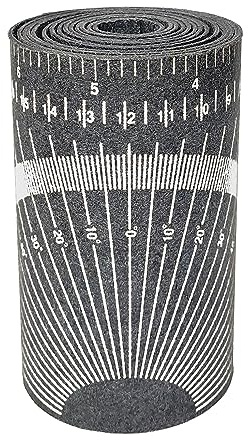 Goldland-WELD PROTECT Pipe Wrap Around, 3.9 x 6' Multifunctional Pipe Measuring Tool, Flex Angle Measuring and Marking Gauge, White