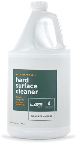 Shaw Floors Hard Surface Cleaner- 128 Fl Oz - Refill for Spray Mops and Spray Bottles - Ideal for Hardwood, Vinyl, Ceramic, Glass, Countertops, and MORE | Makes 4 (32oz) bottles