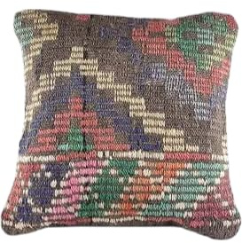 kelim kissen 40x40 cm handgefertigt kelim kissenbezug orientalische kissen kopfkissen viereckig dekorative bohemian kissenhülle dekokissen sofakissen zierkissen code A608