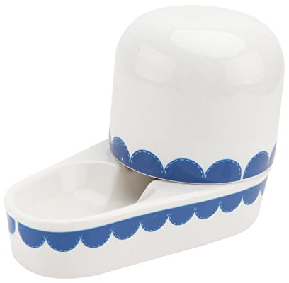 BELLIFFY Haustier Trinknapf Keramik Für Kaninchen Und Kleintiere 6.9 x 4.9 x 3.5 Zoll Langlebig Und Einfach Zu Verstauen Für Innenbereich