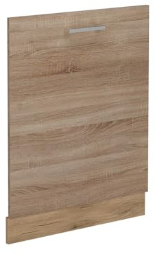 Vicco Panel Frontal del lavavajillas R-Line, Sonoma, 60 cm | Para lavavajillas totalmente integrado de 60 cm · Sin encimera · ✓ A juego con el frente de cocina · ✓ Libremente combinable