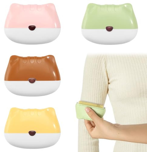 4 Piezas Rodillo Quitapelusas Reutilizable Rodillo de Pelusa Pegajoso Rodillo Quitapelos Mascotas Rodillo Quitapelusas Portátil para Viaje Rodillo de Pelusa de Gel para Pelo de Mascotas y Cabello