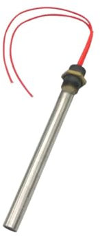 PVUV 201SUS Double Threaded Fitting Cartridge Heater Heating Element DN20 Thread 16x200/250/300/350mm Tube Size AC110V/220V/380V(380V,DN20 16X200mm 800W)