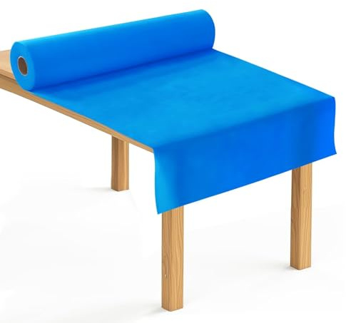 Tischdeckenrolle 1,1x30m, Ozeanblau, Einweg Stoffähnlich, Tischdecke, Party & Deko, Vlies Meterware, Papiertischdecke Rolle, Flexibel Zuschneidbar, Platzsparend Für Bankettfeiern Eventdekoration