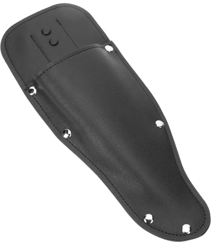 GARIOUANS Custodia Per Forbici in Pelle Pu Resistente Con Sicura Per Cesoie Da Potatura e Attrezzi Da Giardino Compatibile Con Cinture Per Facile Trasporto e Protezione Antigraffio Per Uso