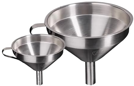 1 mini imbuto in acciaio inossidabile 304 - Uso domestico e di laboratorio, dispositivo a tubo dritto, 1 pezzo(13cm)