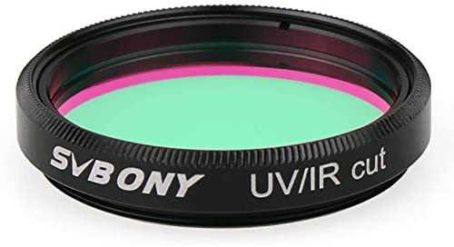 Svbony 1,25 Teleskopfilter, UV/IR-Sperrfilter Verbesserung der Bildkontrastklarheit, Luminanzfilter für Planet Astrofotografie mit CMOS-CCD-Kameras