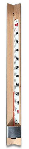 Buchenholzthermometer 0-100 °C - 40 cm