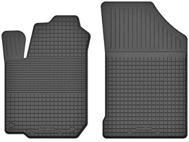 2 Stück Gummifußmatten Vorne kompatibel mit Citroen C2 C3 I Bj. 2002-2009 ideal angepasst