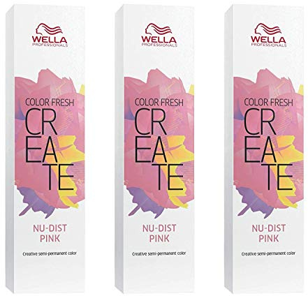 3 er Pack Color Fresh Create direktziehende Tönung Nu-Dist Pink