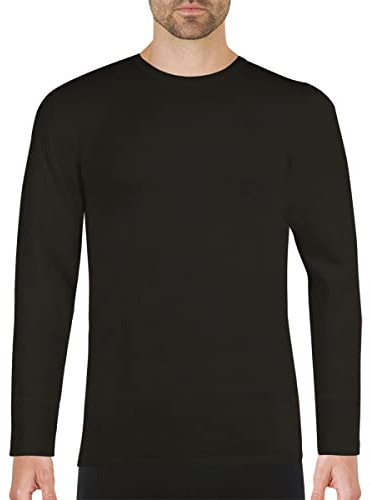 Eminence – T-Shirt Ligne Chaude – Manches Longues, col Rond - Jersey et Laine – Chaleur et Douceur - Label Oeko-TEX® Standard 100