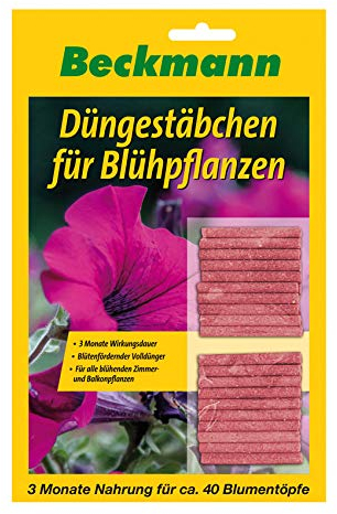 Beckmann Düngestäbchen für Blühpflanzen 14+7+8