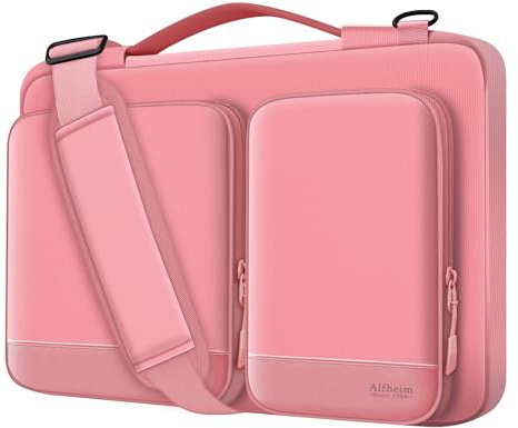Alfheim Laptoptasche 14-14,2 Zoll Notebook-Tasche Laptophülle Schutz | Wasserdichte Stoßfeste Leichte Umhängetasche für MacBook Air 15 Notebook Aktentasche, Kompatibel mit Asus Lenovo Dell SAMSUNG