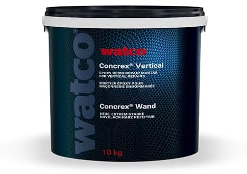 Watco Concrex® Vertical - Permanent Repairs to Vertical Surfaces - Ideal for Concrete Pillars, Sills, lintels and Beams - Lightweight Non-Slump Formulation