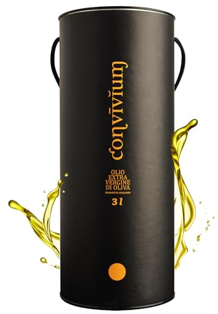 Convivium Olio Extra Vergine di Oliva – Bag-in-Box 3 L – Spremuto a Freddo – 100% Italiano dell’Umbria – Qualità Premium