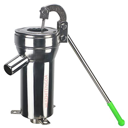 HUIZHITENGDA 1,25 Zoll 10 M Schaltpumpe, Edelstahl Handwellpumpe Pitchers Pumpe Für Wellwassersaugpumpe Grundwasser Für Den Hausgarten