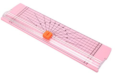 SCALZE Papierschneider A4 / A5. Papierschneider Trimmer Die Schneidemaschine Scrapbooking Präzision Fotoschneider Papier Trimmerblatt Schneidemaschine Zufällig Worklion papierschneider (Size : Pink)