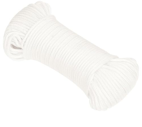 vidaXL Bootsseil Weiß 5 mm 500 m Polypropylen
