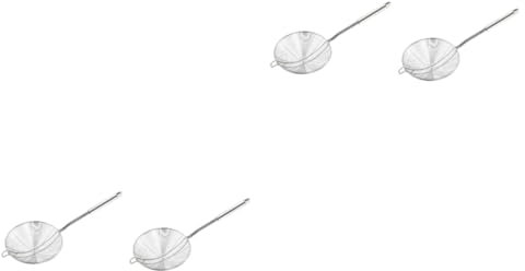 IMIKEYA 2stücke Edelstahl Skimmer Mit Doppelgriff Durchmesser Zum Abseihen Von Nudeln Heißem Öl Und Gemüse Für Fondue Frittieren Und Kochen Spülmaschinenfest