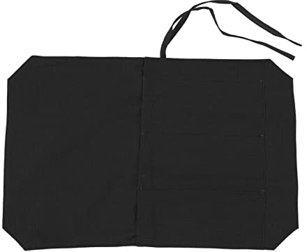 Xcello Custodia per Coltelli con Borsa Portacoltelli Portatile Resistente a 4 Slot per Cuochi Cuochi Studenti di Cucina(Nero)