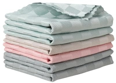 10 Pcs Of Fish Scale Cleaning Cloths, Mirror Cleaning Cloths, Wipe Glass Without Traces, Absorb Water And Do Not Drop Lint