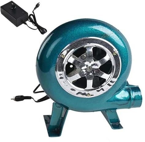 Soplador De Barbacoa - Soplador De Aire Eléctrico Centrífugo, Turbina Soplador De Castillos Hinchables, Parrilla del Encendedor del Carbón De La Fan(30W)