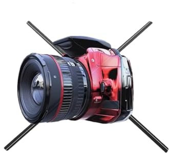 Ventilatore olografico 3D, Proiettore Olografico Da 65 Cm, 1152 Pezzi/768 Pezzi LED WIFI, Ologramma, Proiettore Olografico 3D, Display A Ventola, Luce Pubblicitaria Olografica(UHD 65CM 1152pcs LED)