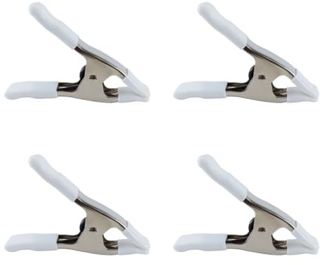 Namvo 4 clip per abiti, clip fisse a forma di A, per abiti da sposa, giardini all'aperto, falegnameria, tende