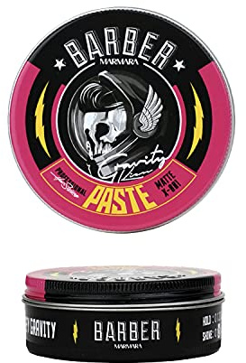 Barber Marmara Paste Matte Hair Wax 100 ml | Medium Hold | Matte Wax | Defining Paste | Modelling Wax | Hair Paste | Barbershop Hair Wax Men | Styling Paste | Styling Wax